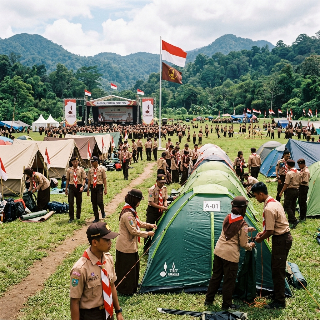 Kegiatan Pramuka SMP Indonesia Tingkat Nasional 2025