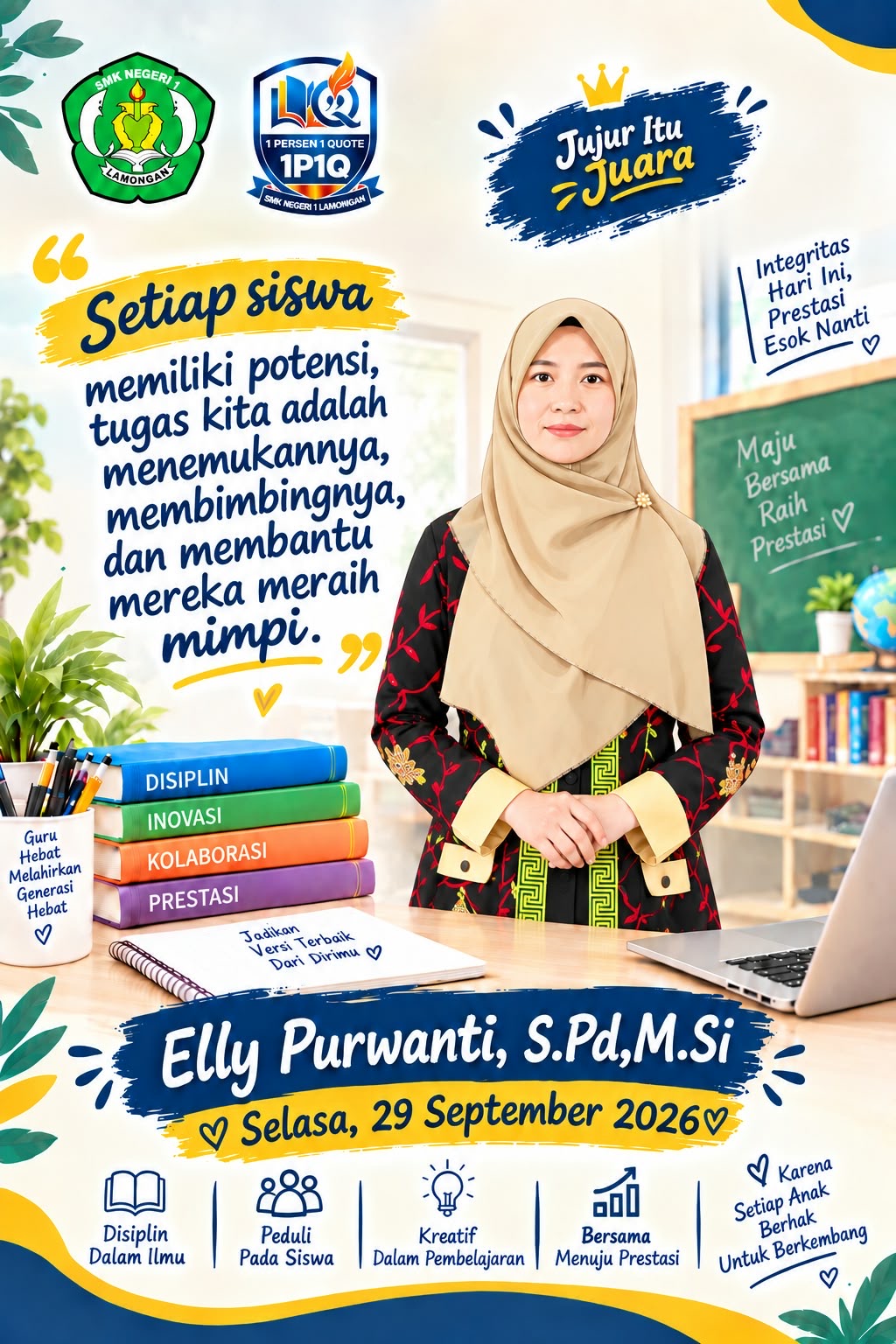 Elly Purwanti, S.Pd., M.Si